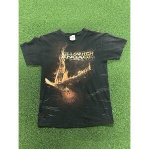 2000’s Killswitch Engage Double Sided Graphic Fire Bird Metal Band T-Shirt Small